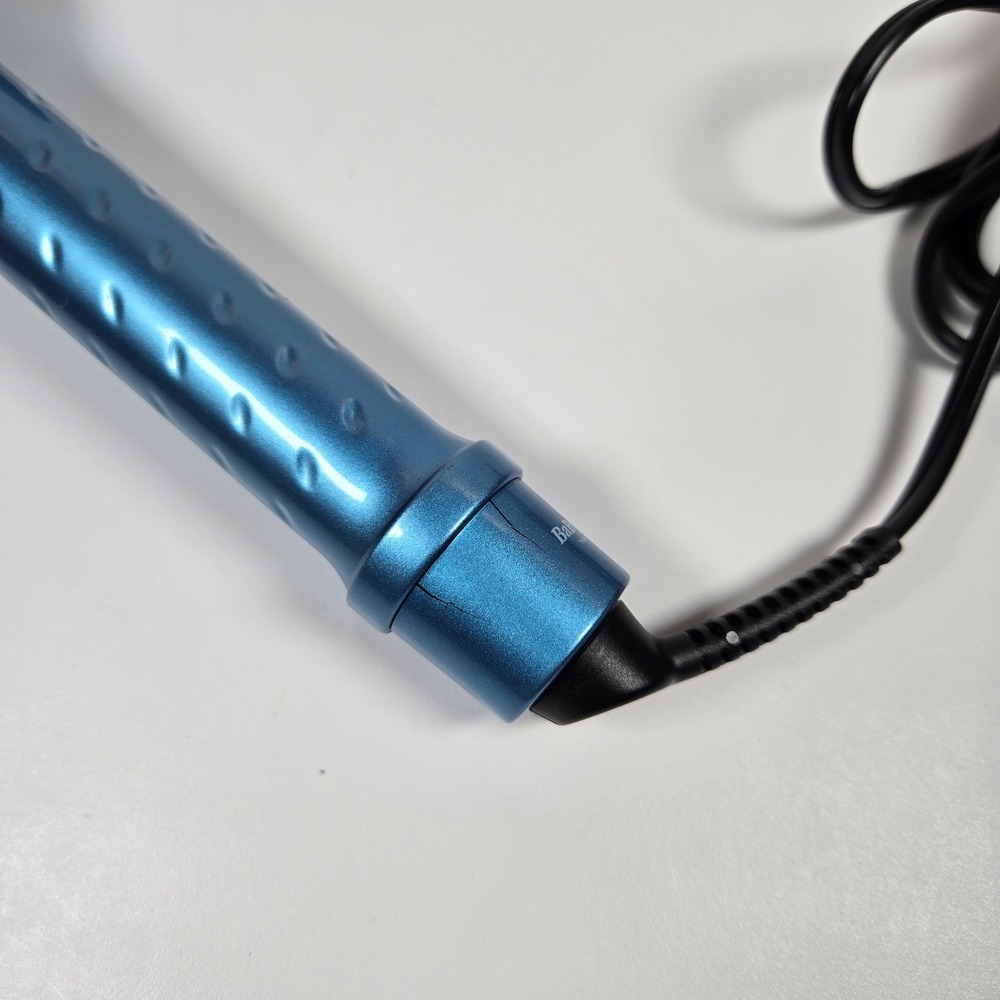 BaBylissPRO Nano Titanium 1" Inch Spring Curling Iron Blue BABNT125SN - Picture 8 of 10